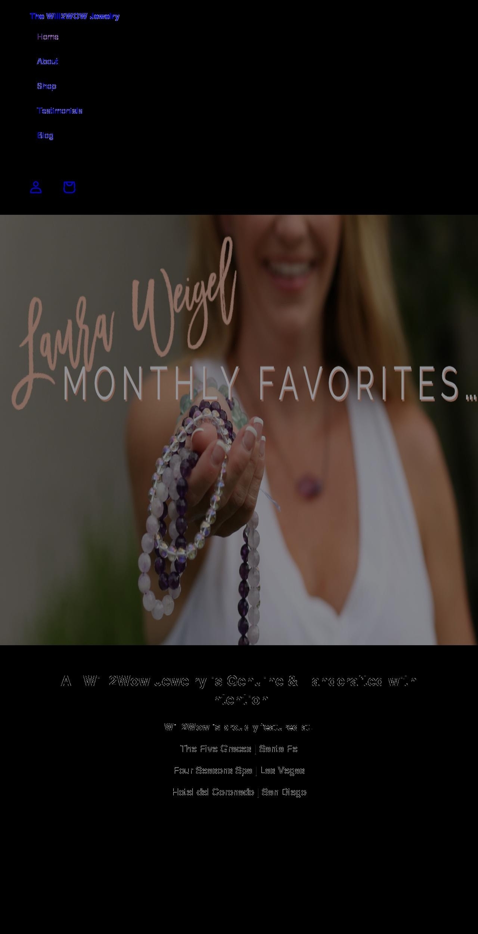 thewill2wow.com shopify website screenshot