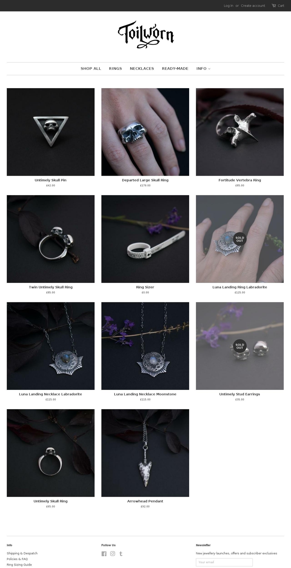 thewindigo.com — Shopify storefront screenshot