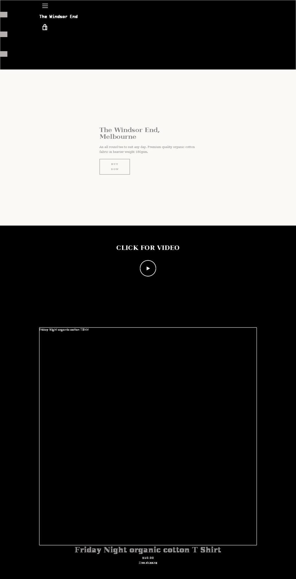 thewindsorend.com shopify website screenshot