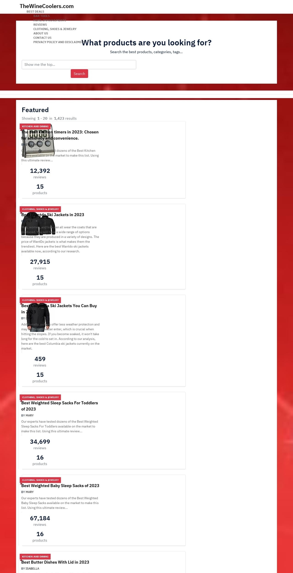 dsl-premium Shopify theme site example thewinecoolers.com