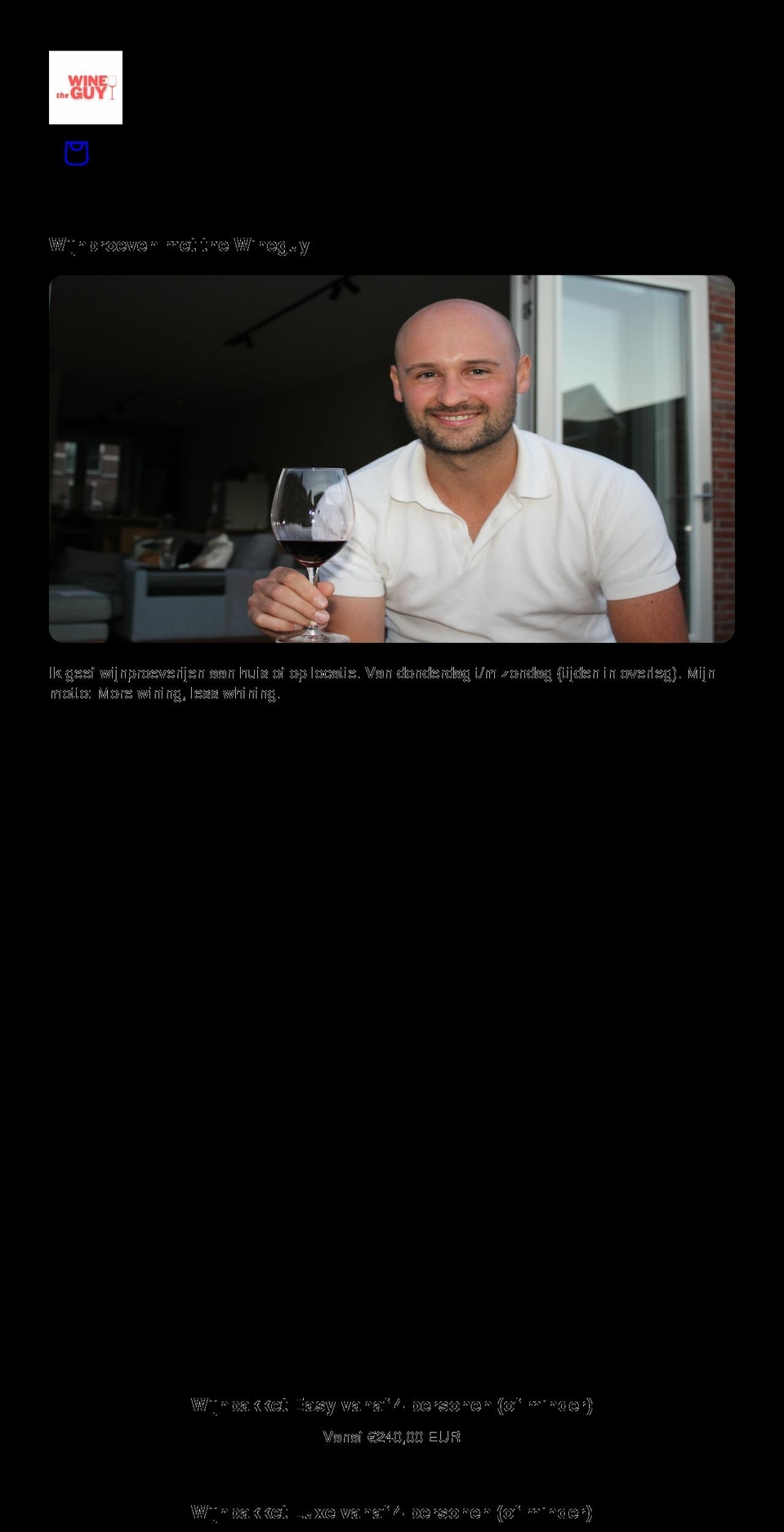 thewineguy.nl shopify website screenshot