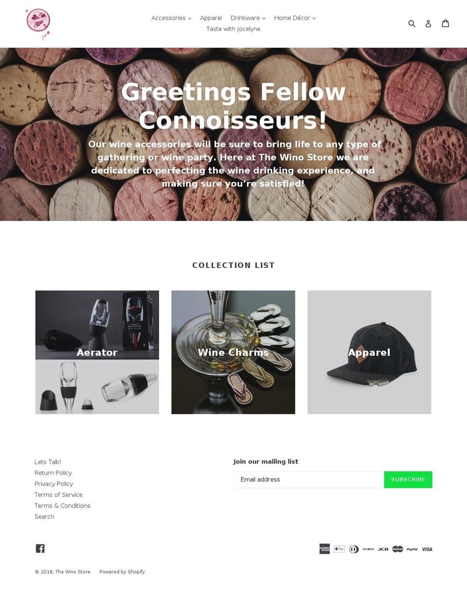 thewinostore.com — Shopify storefront screenshot