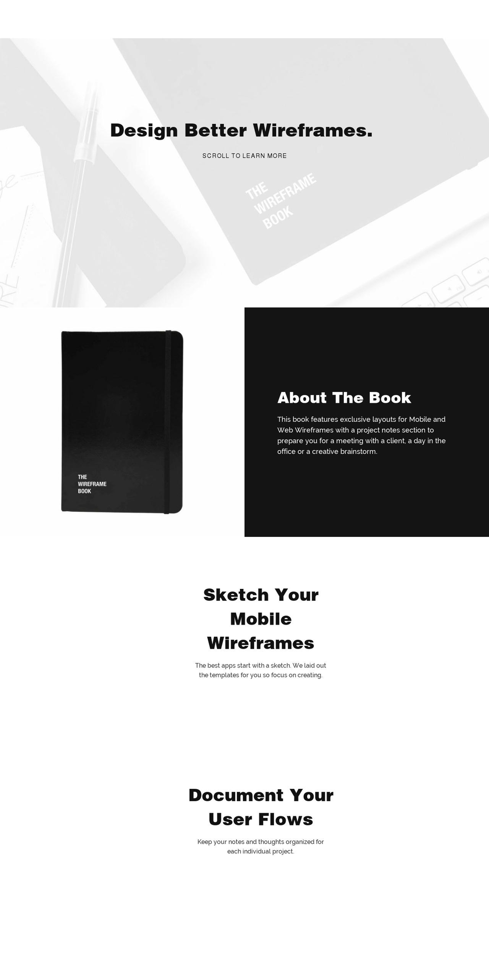 thewireframebook.com — Shopify storefront screenshot