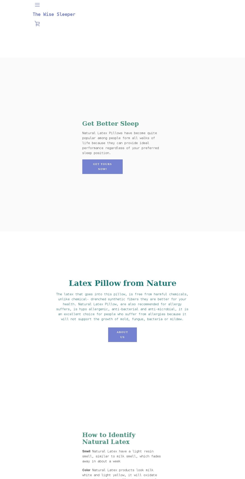 thewisesleeper.com shopify website screenshot