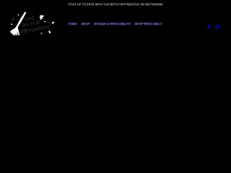 thewitchapprentice.com.au shopify website screenshot