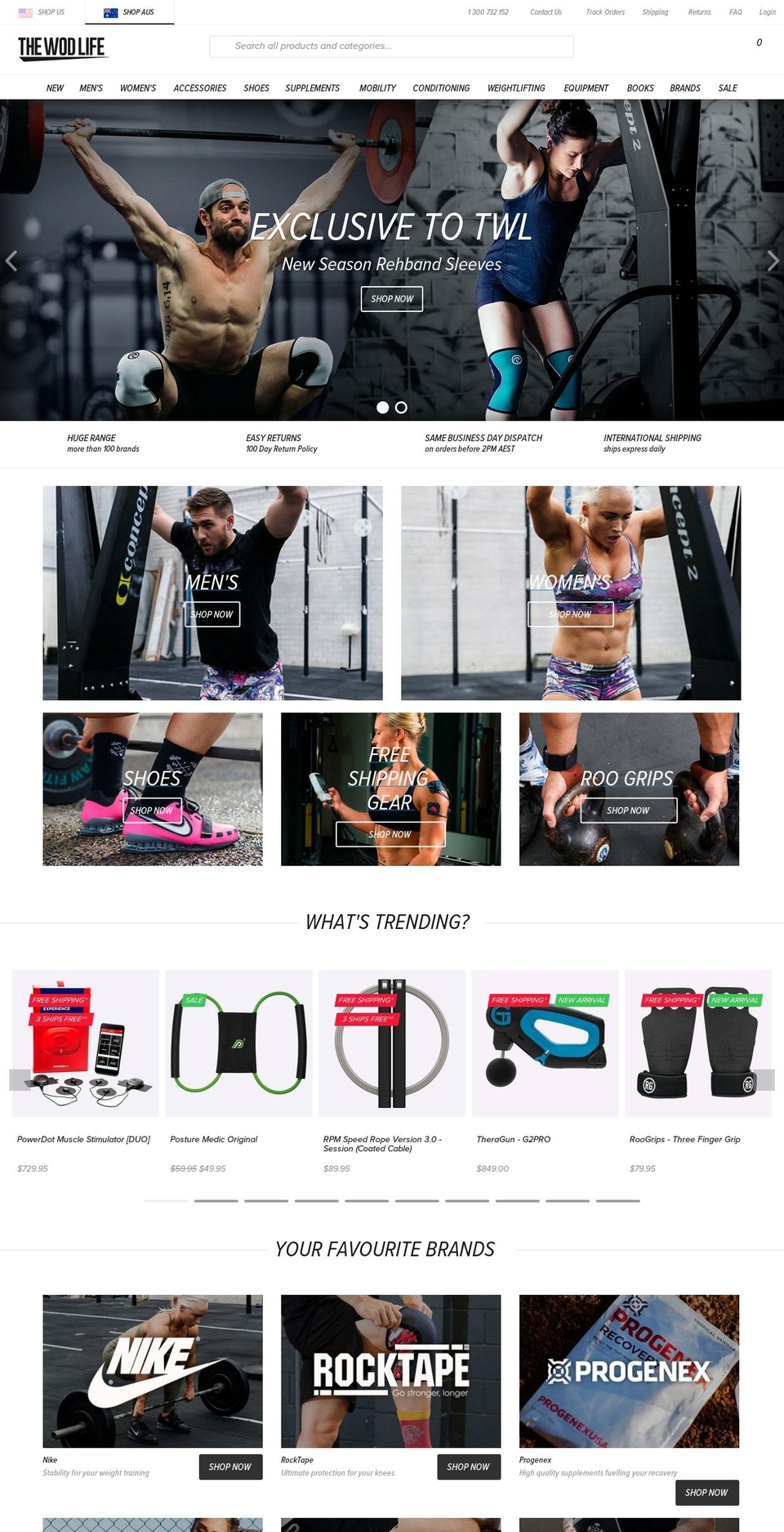 thewodlife.myshopify.com — Shopify storefront screenshot