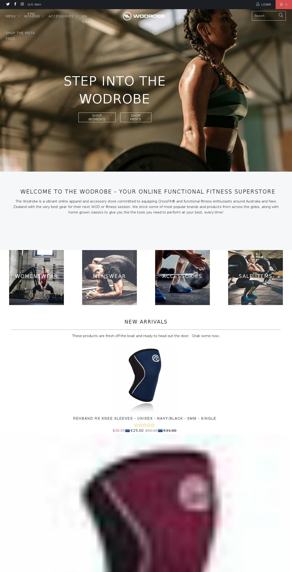 turbotheme Shopify theme site example thewodrobe.com