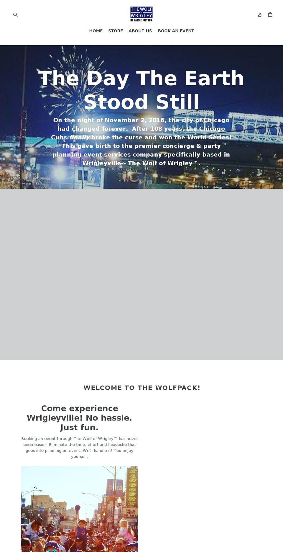 thewolfofwrigley.com shopify website screenshot