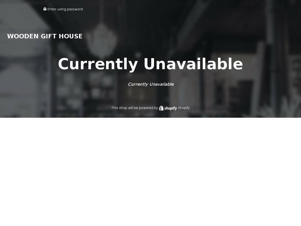 thewoodengifthouse.com — Shopify storefront screenshot