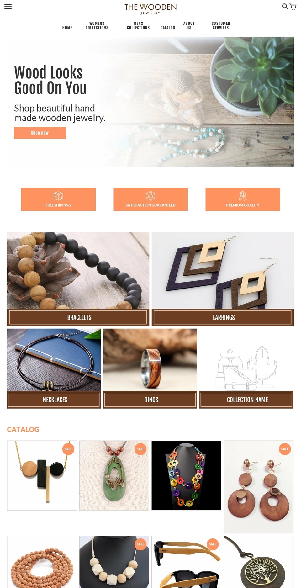 thewoodenwear.com shopify website screenshot