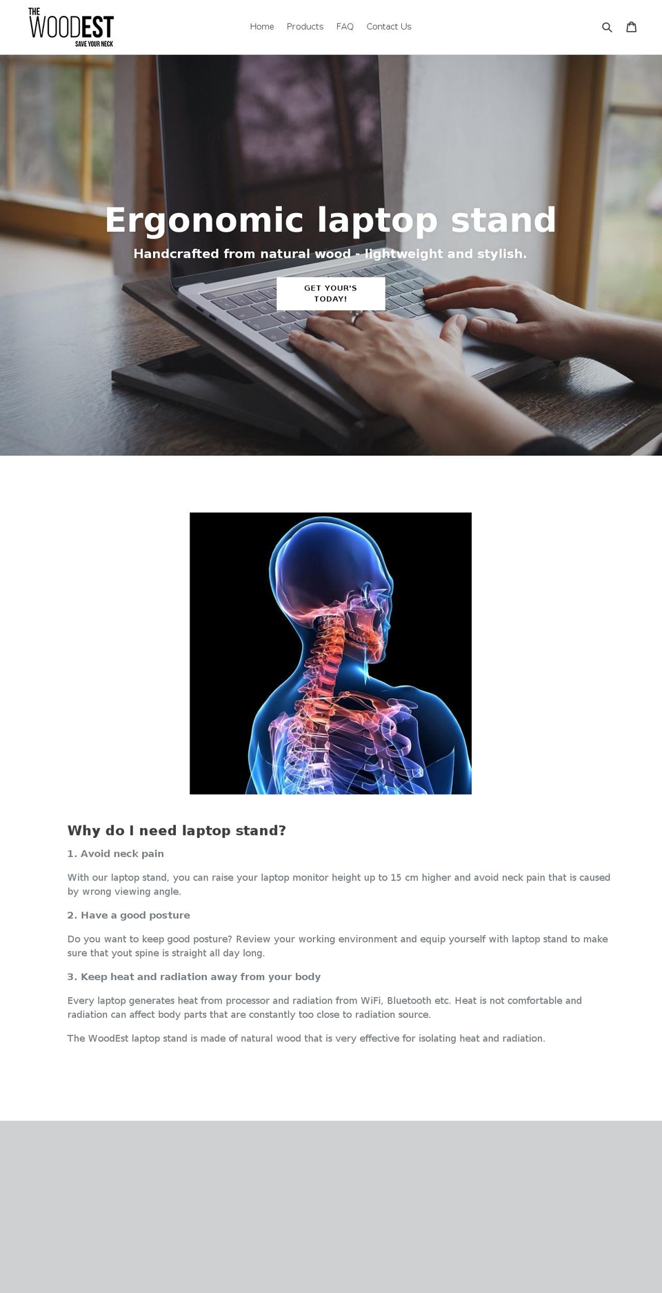 thewoodest.com — Shopify storefront screenshot