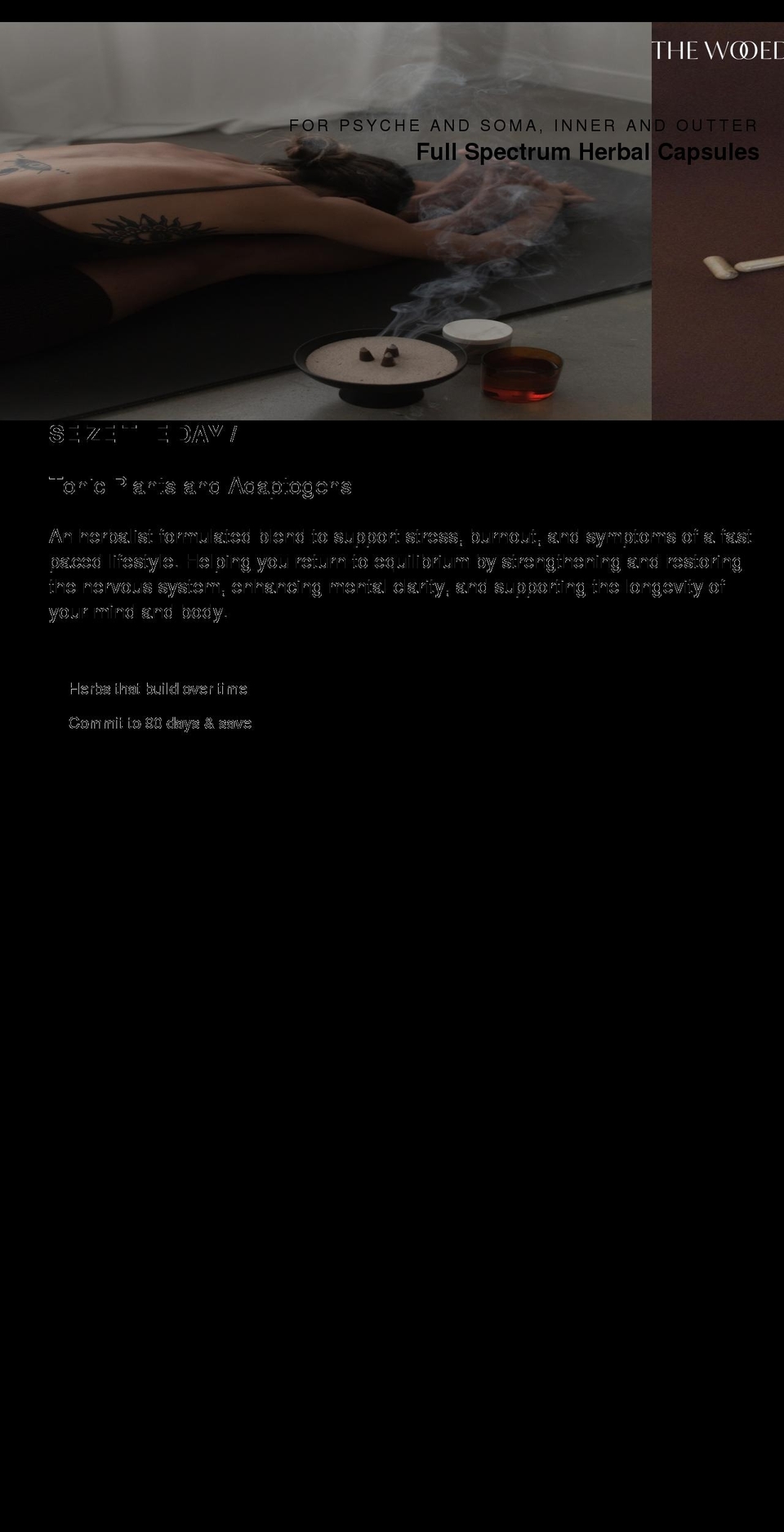 thewooed.com shopify website screenshot