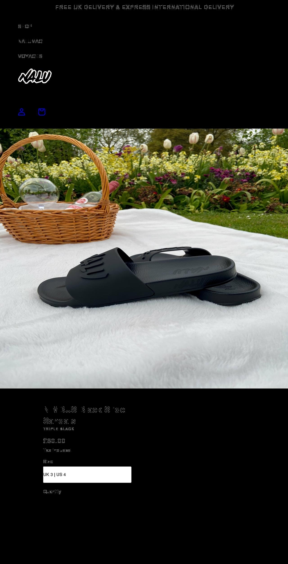 theworldofnalu.com — Shopify storefront screenshot