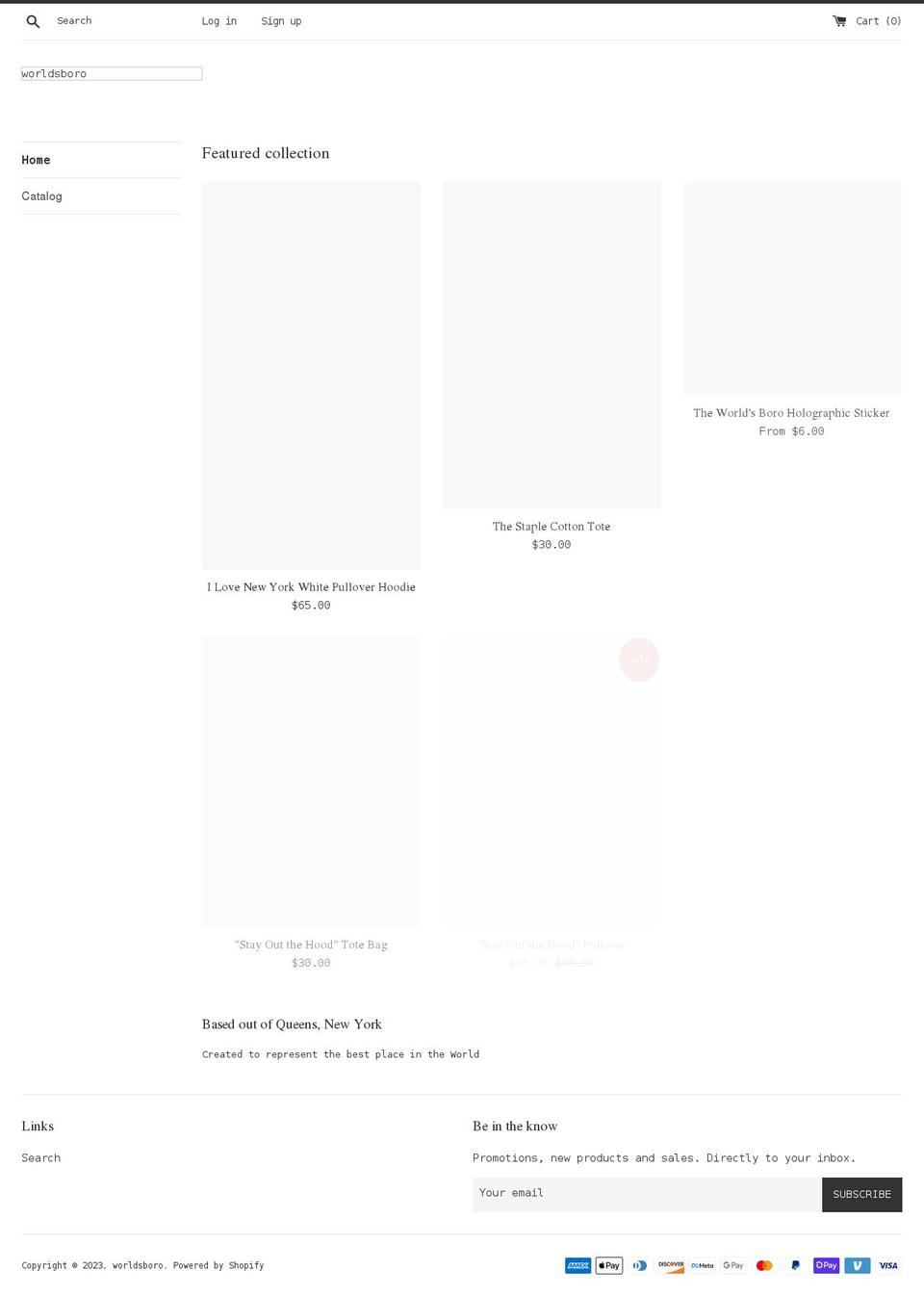 theworldsboro.com shopify website screenshot