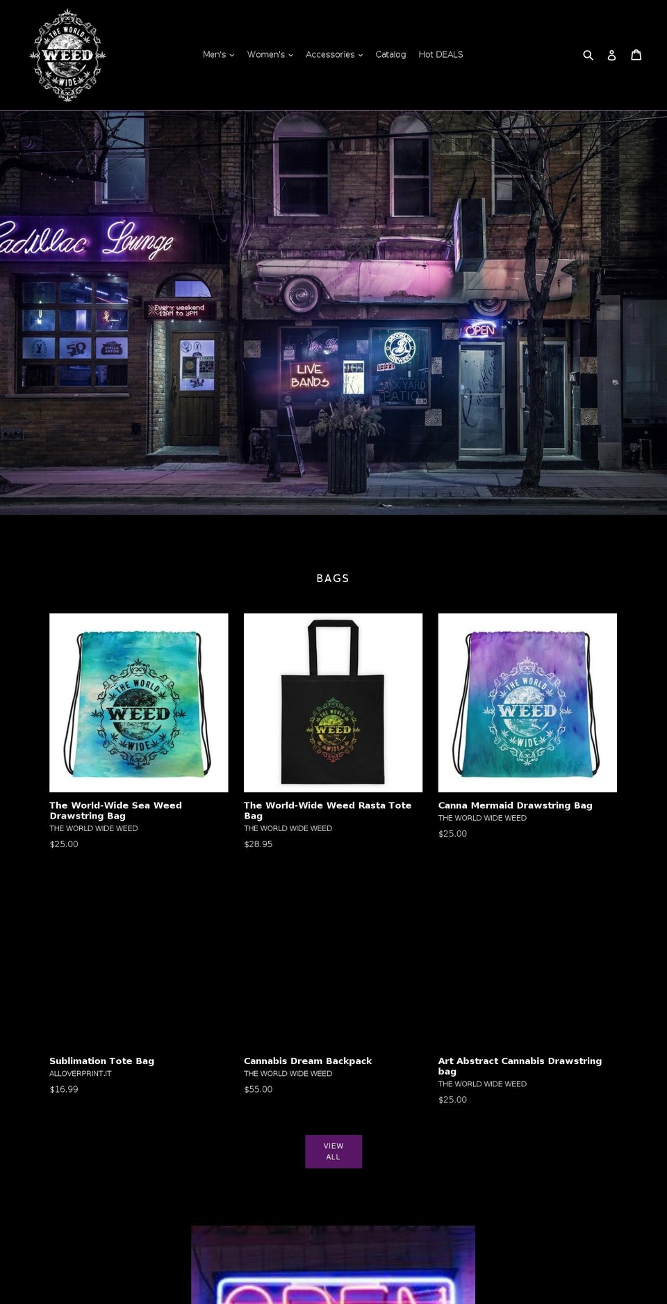theworldwideweed.com — Shopify storefront screenshot