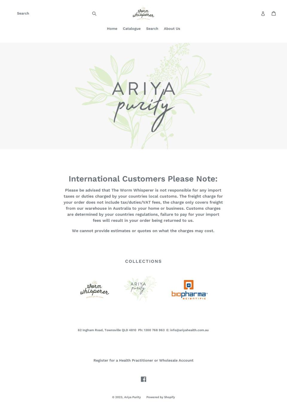 thewormwhisperer.com.au shopify website screenshot