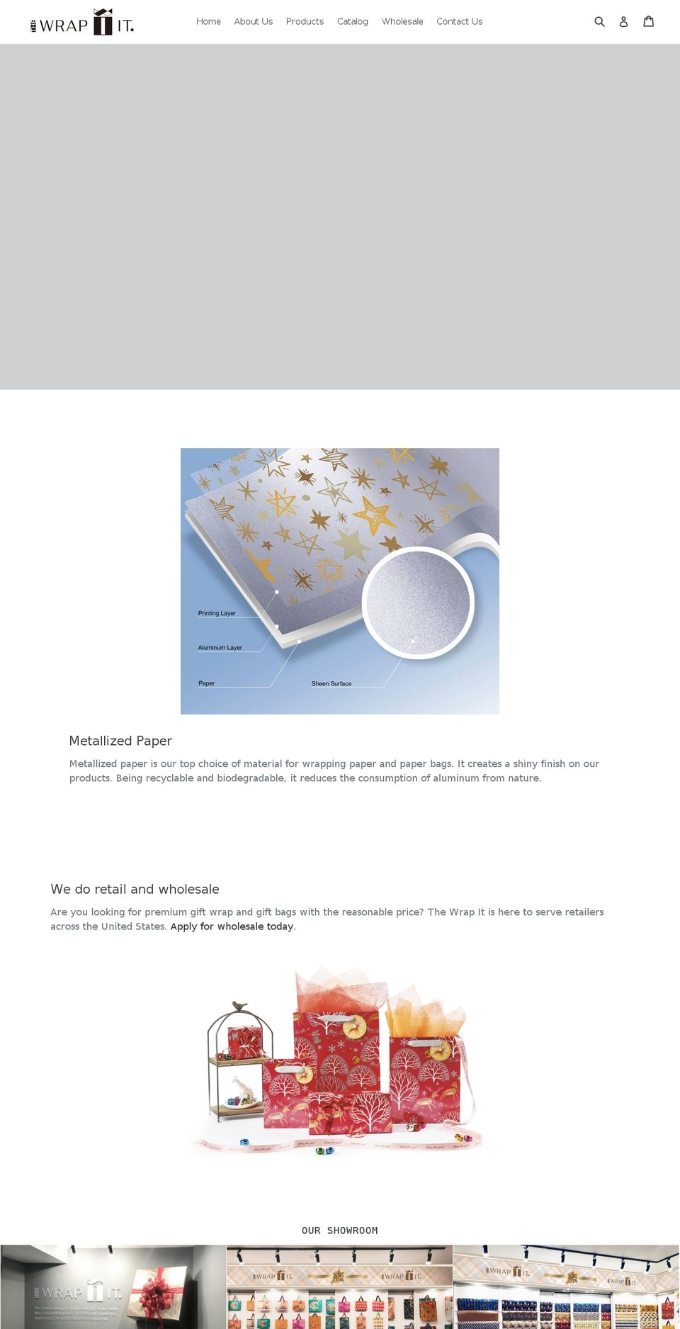 thewrapit.com — Shopify storefront screenshot