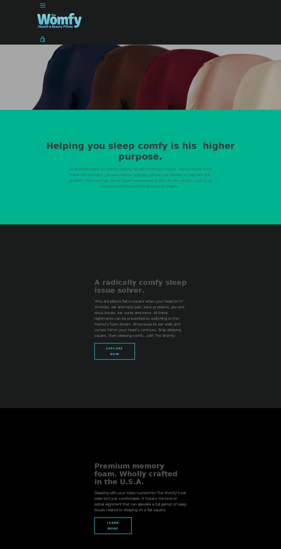thewumfy.com — Shopify storefront screenshot