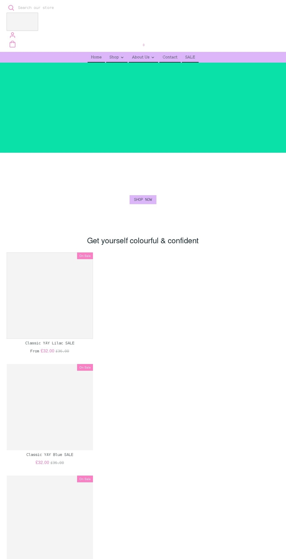 theyaymakers.com shopify website screenshot