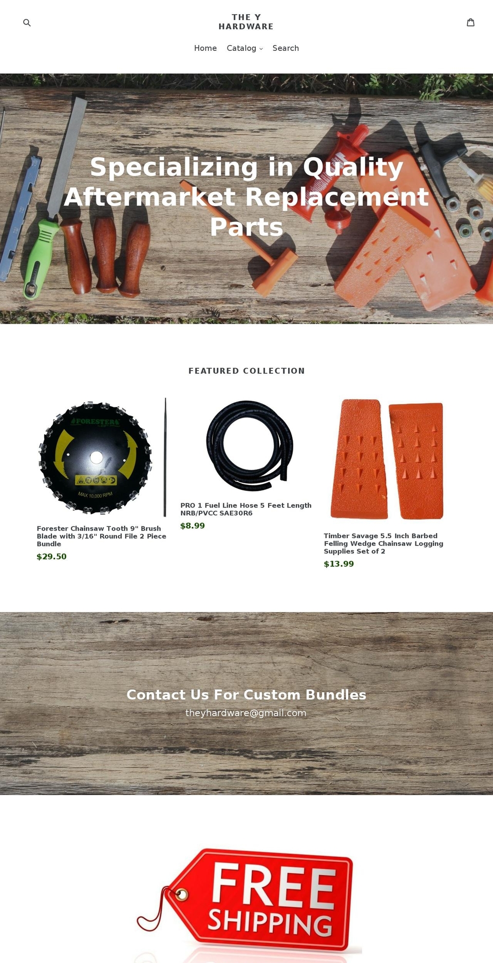 theyhardware.com — Shopify storefront screenshot