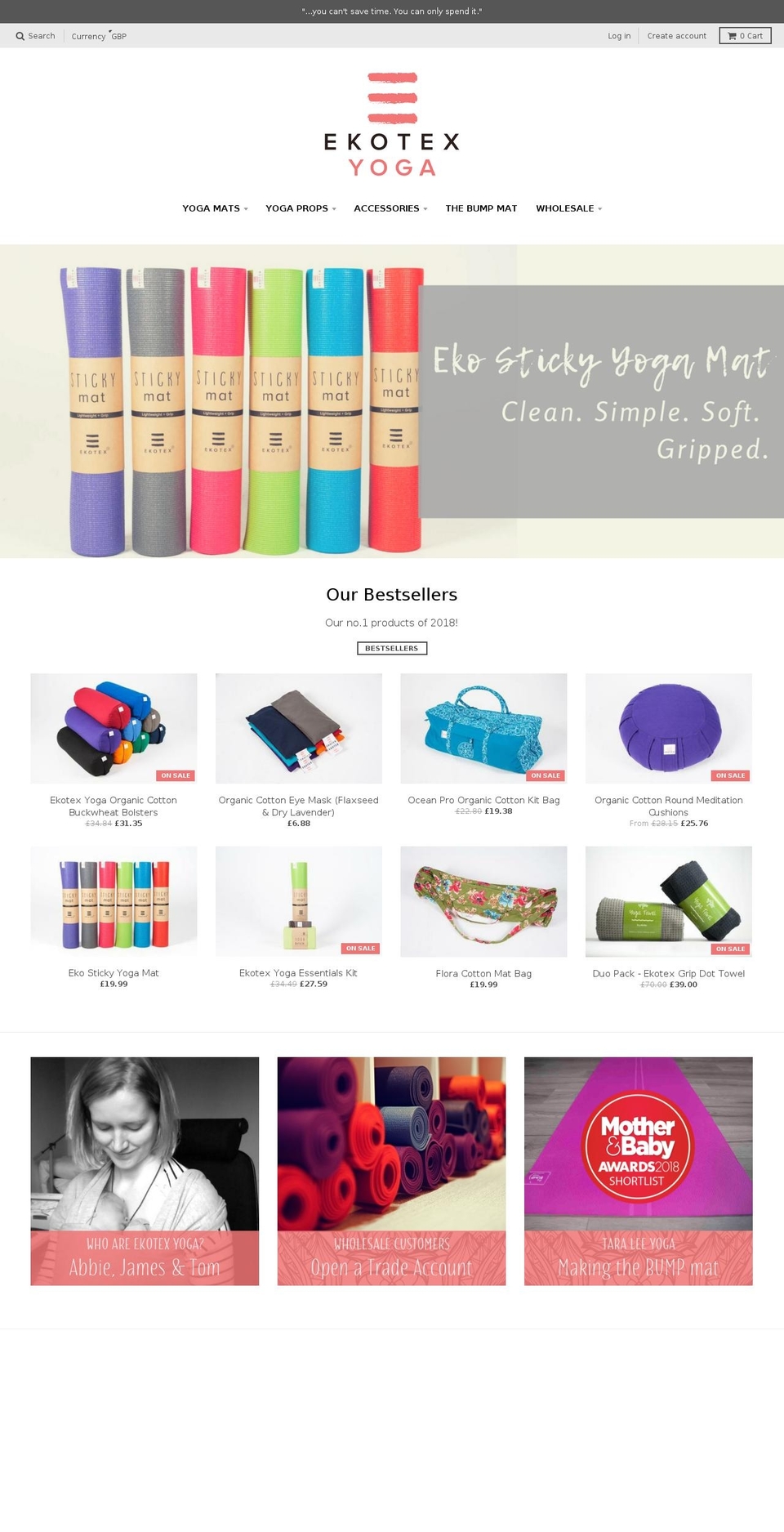 Copy of District Shopify theme site example theyogashop.co.uk