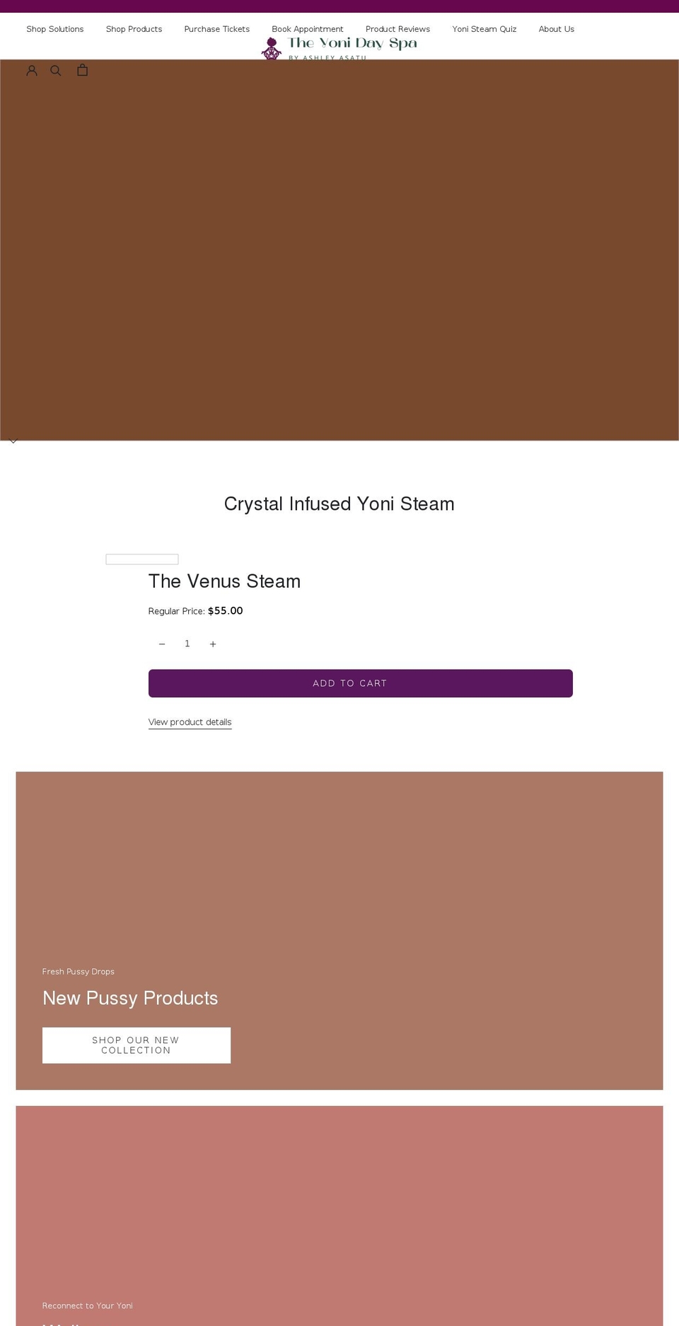 theyonidayspa.com shopify website screenshot