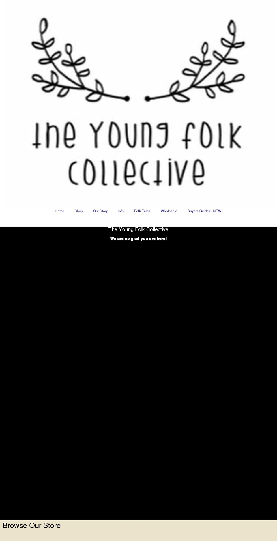 theyoungfolkcollective.com.au shopify website screenshot