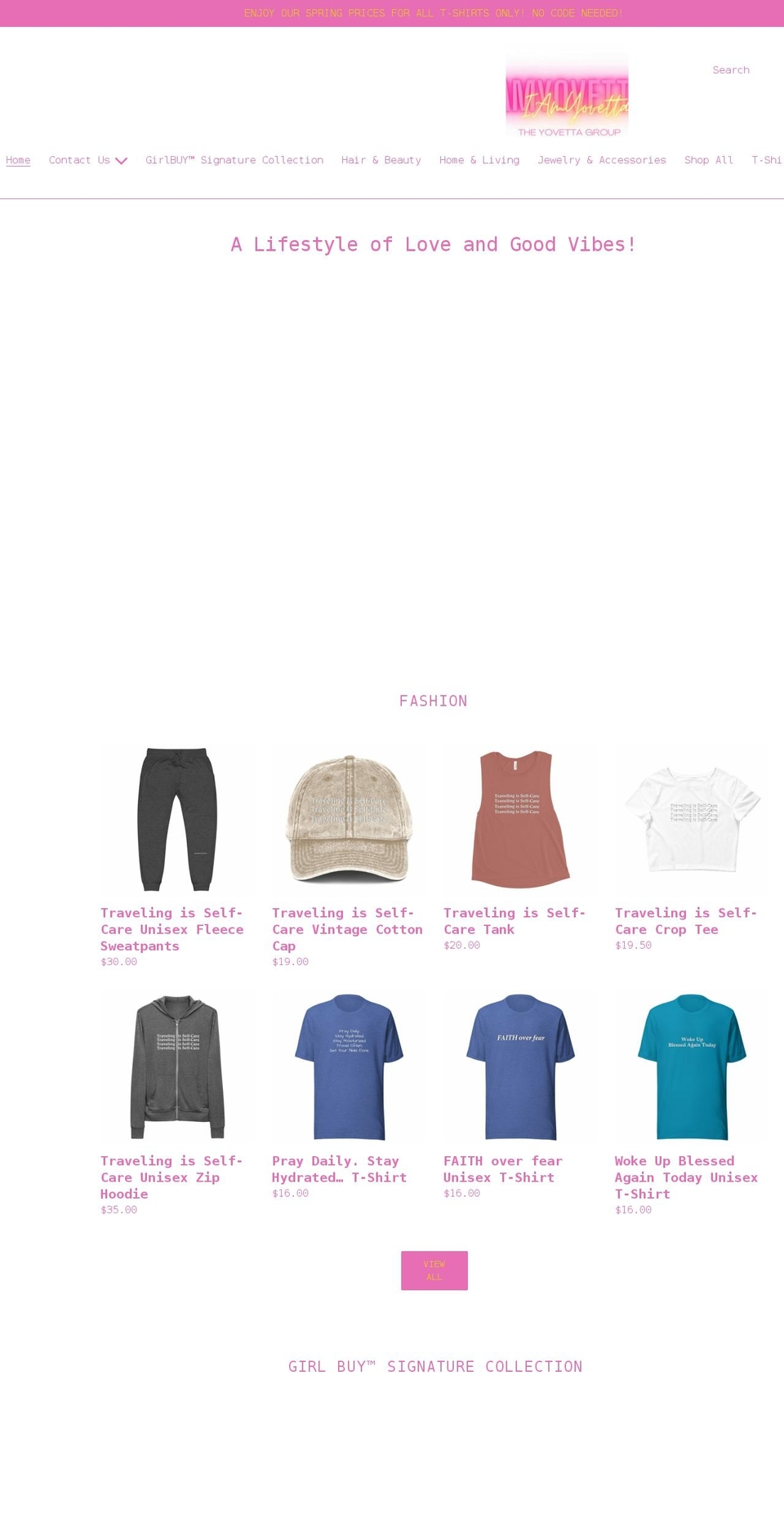 theyovettagroup.com shopify website screenshot