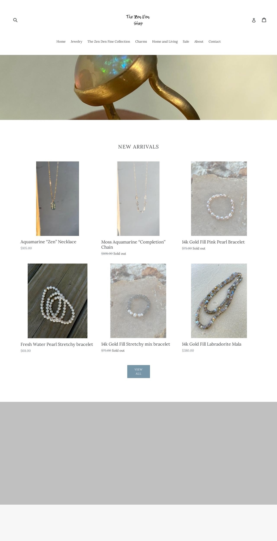 thezendenshop.com shopify website screenshot