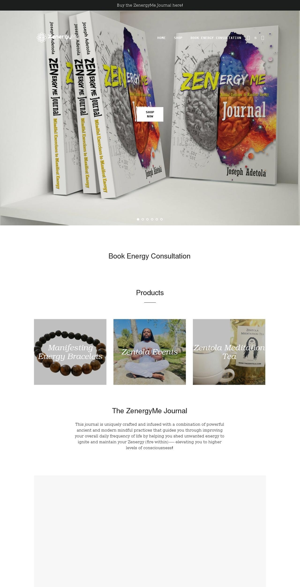 thezentola.com shopify website screenshot