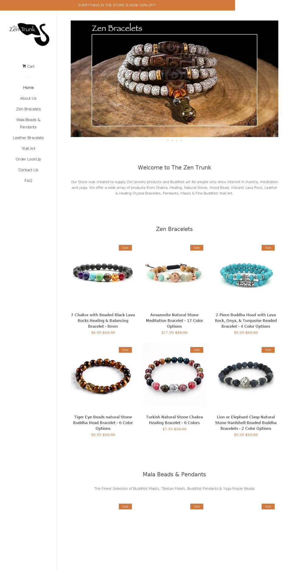 thezentrunk.com — Shopify storefront screenshot
