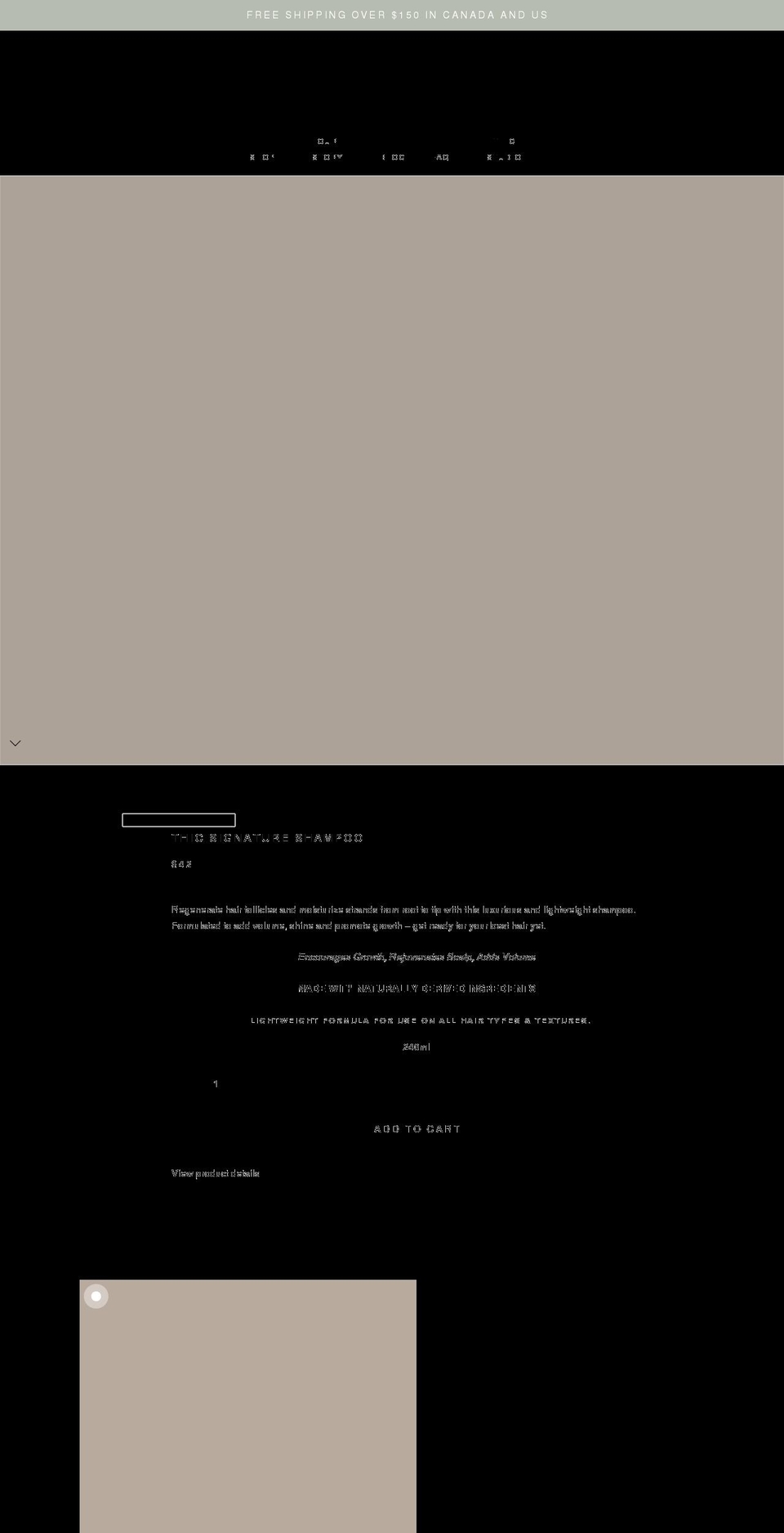 thicproducts.com shopify website screenshot