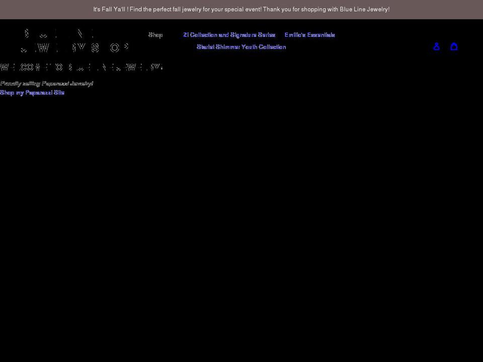 thinbluelinejewelry.com shopify website screenshot