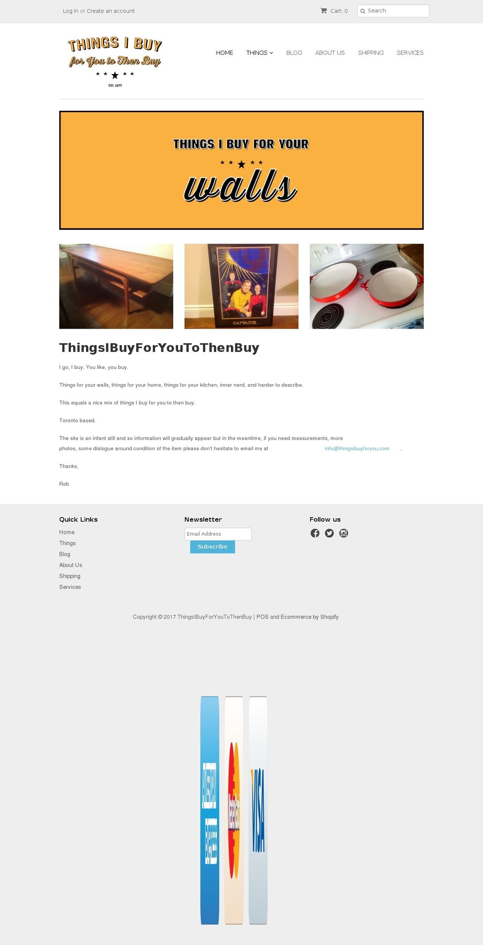 thingsibuyforyou.com shopify website screenshot