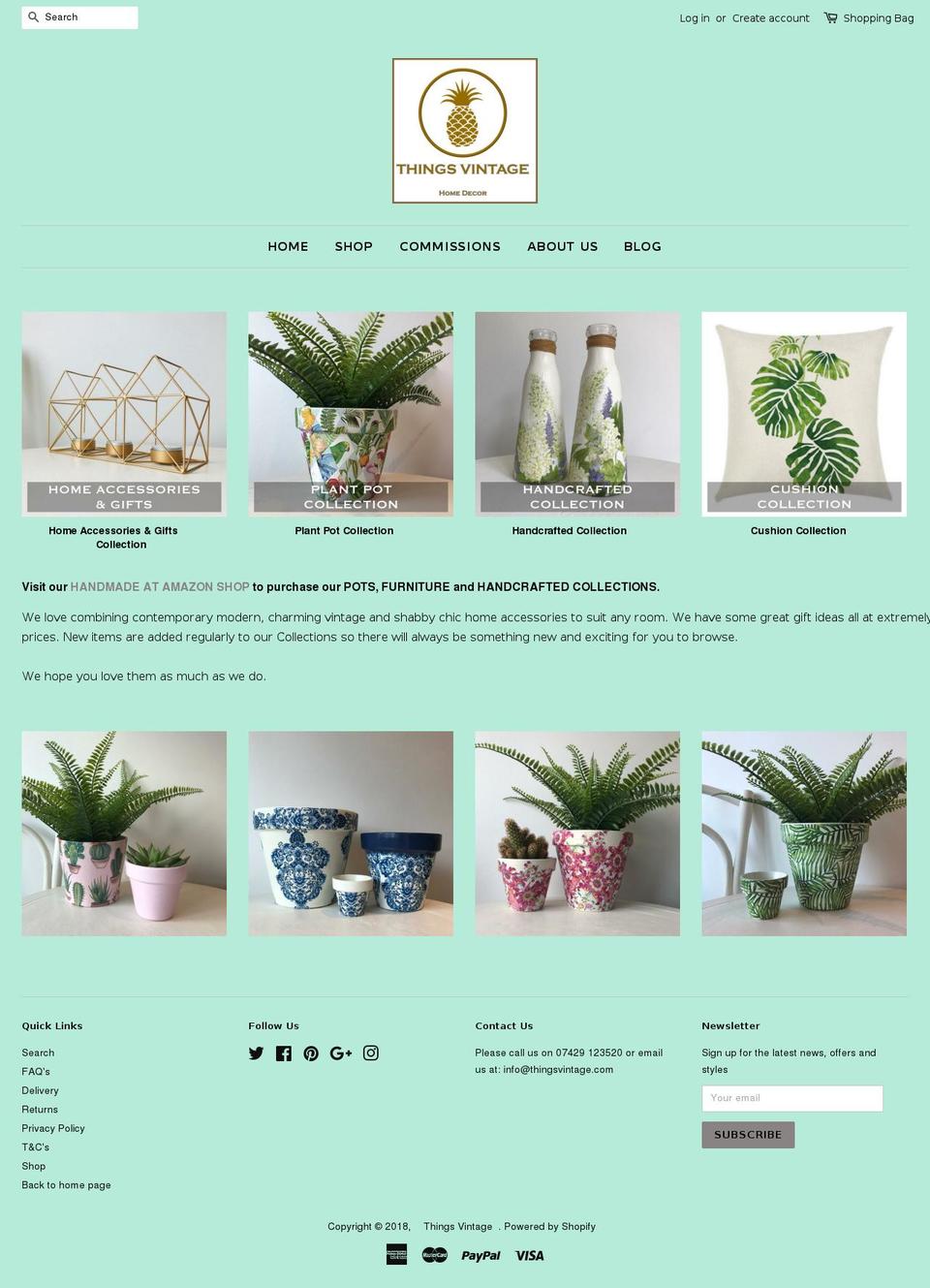 thingsvintage.com — Shopify storefront screenshot