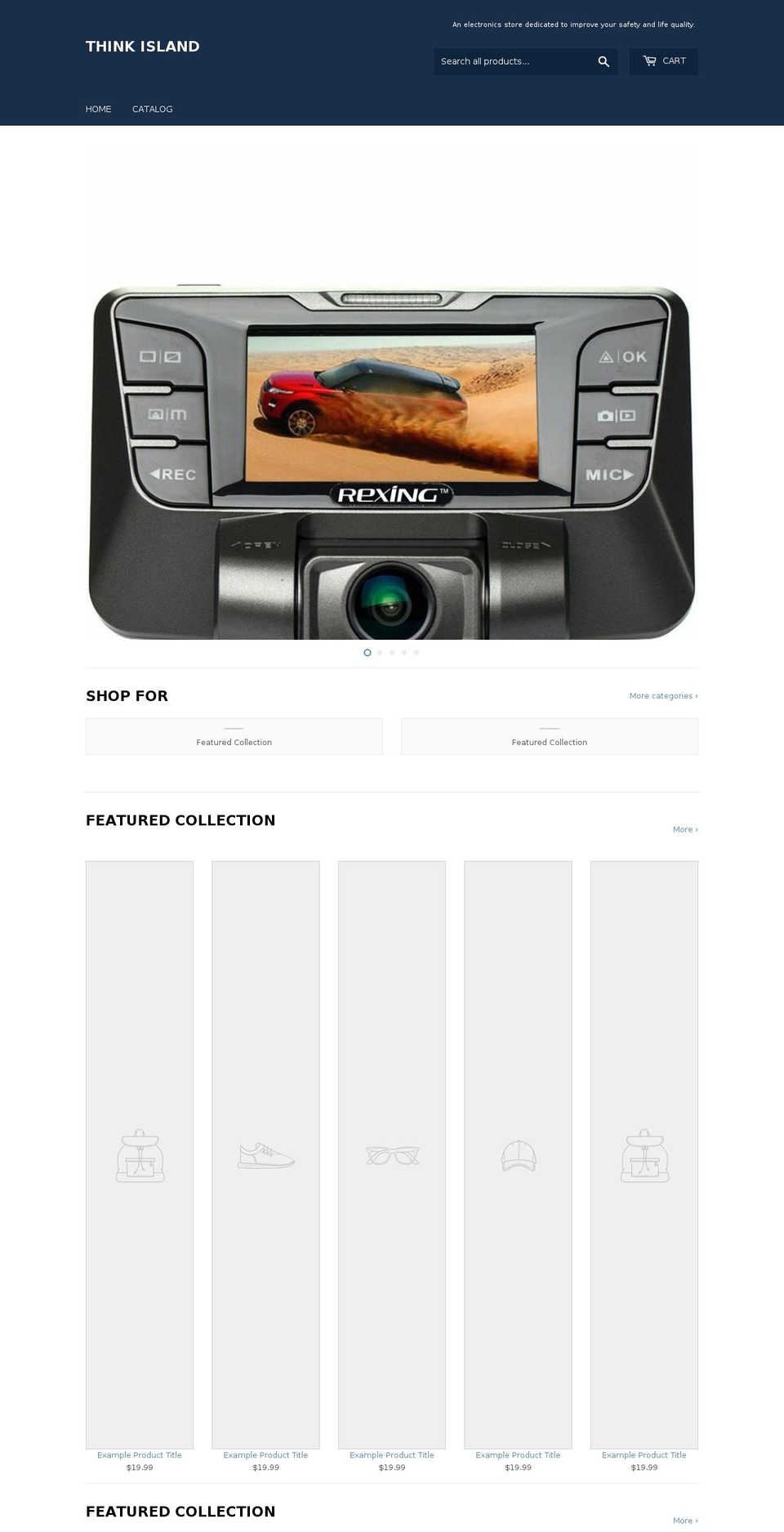 think-island.com shopify website screenshot