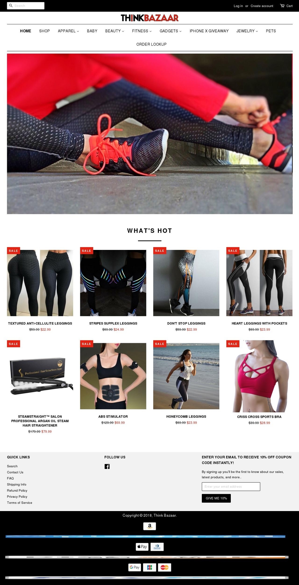 thinkbazaar.com shopify website screenshot