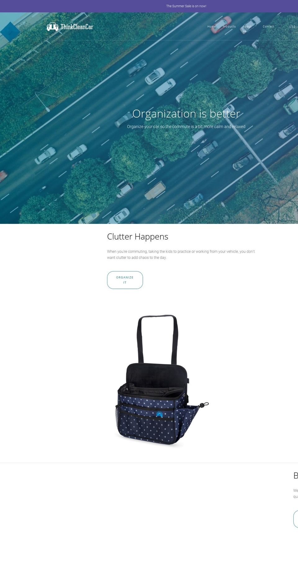 thinkcleancar.com — Shopify storefront screenshot