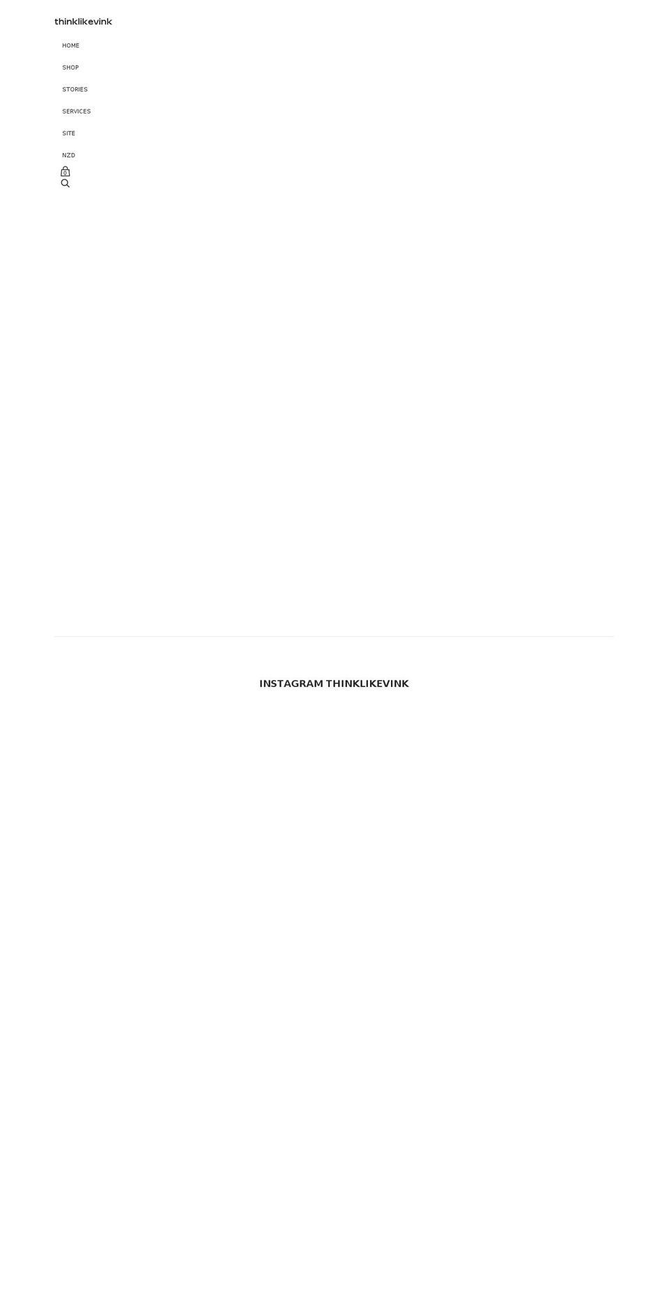 thinklikevink.com — Shopify storefront screenshot