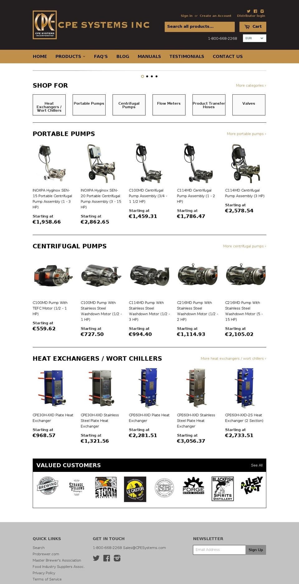 Copy of CPE Systems 2016 Shopify theme site example thinkpumps.com