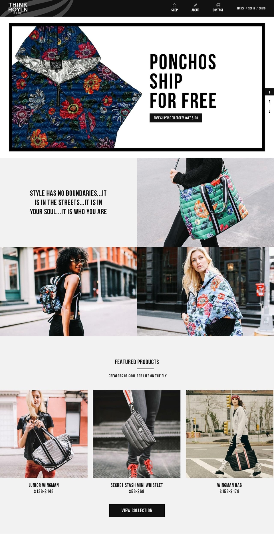 thinkroyln.com shopify website screenshot