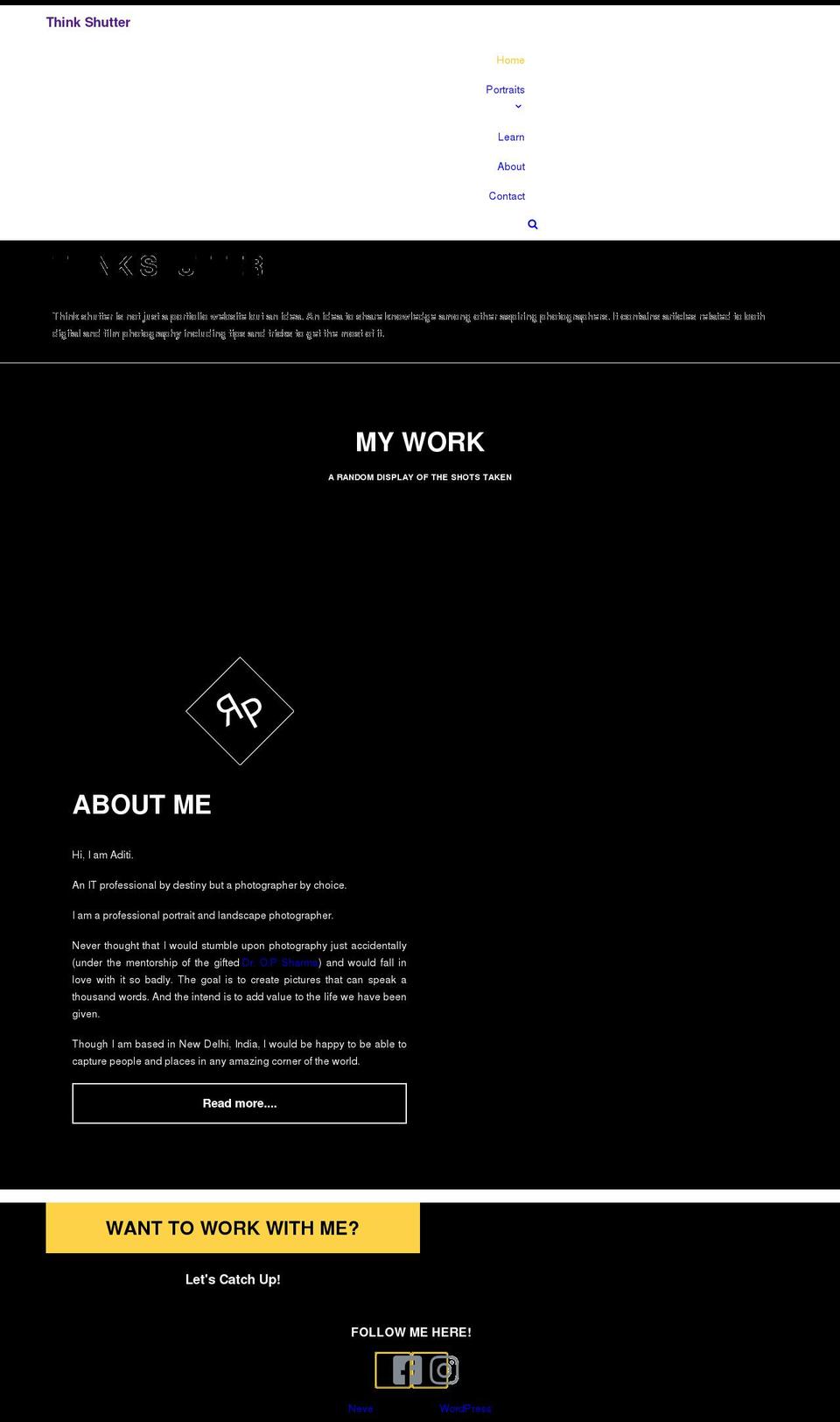 thinkshutter.com — Shopify storefront screenshot