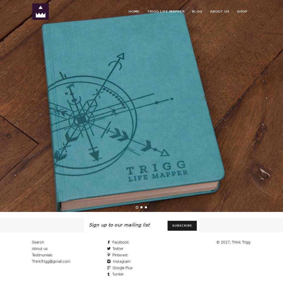 thinktrigg.com shopify website screenshot