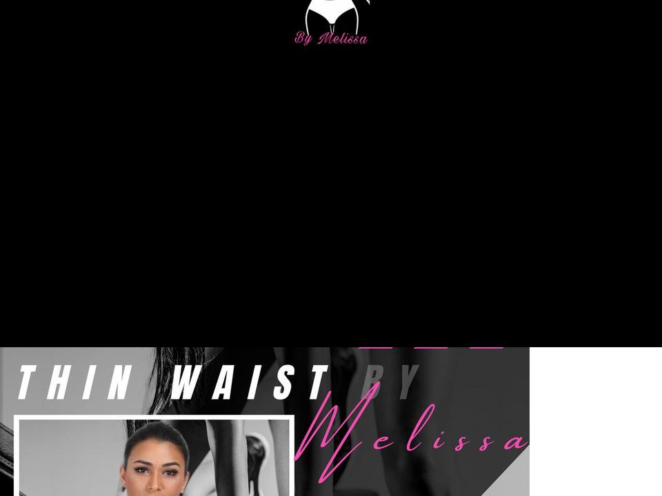 Instashop Shopify theme site example thinwaistmelissa.com