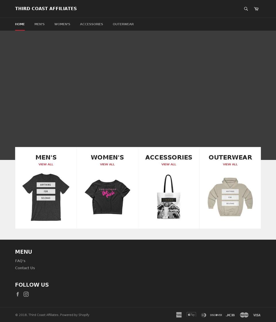 thirdcoastaffiliates.com — Shopify storefront screenshot