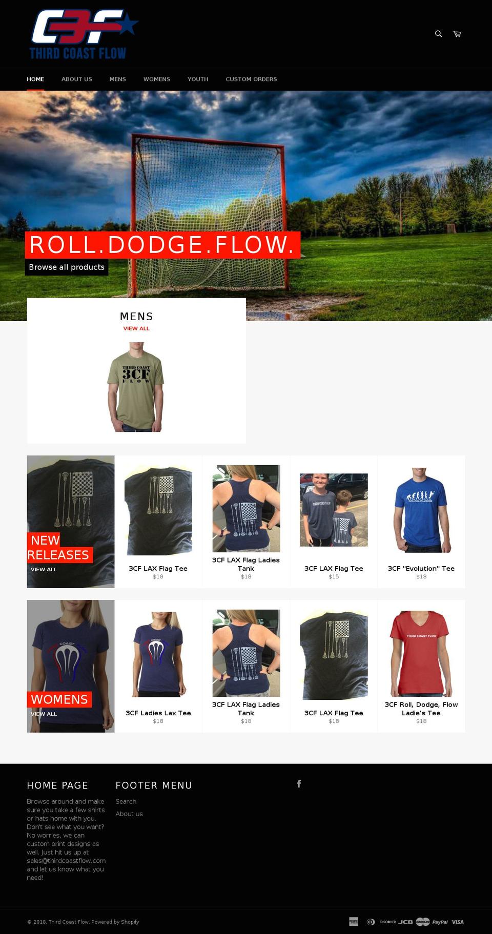 thirdcoastflow.com shopify website screenshot