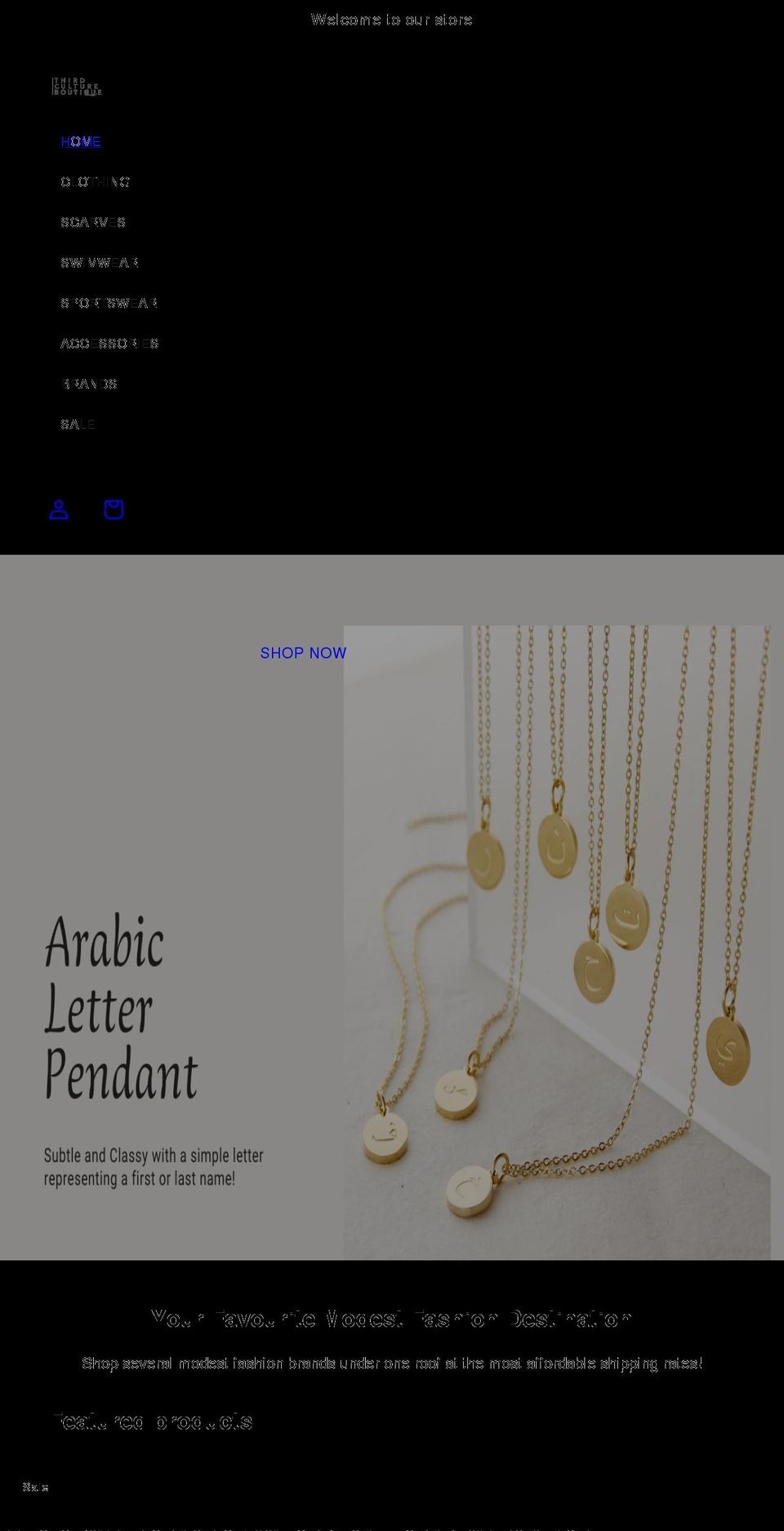 thirdcultureboutique.com shopify website screenshot