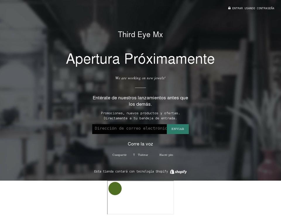 thirdeyemx.com shopify website screenshot