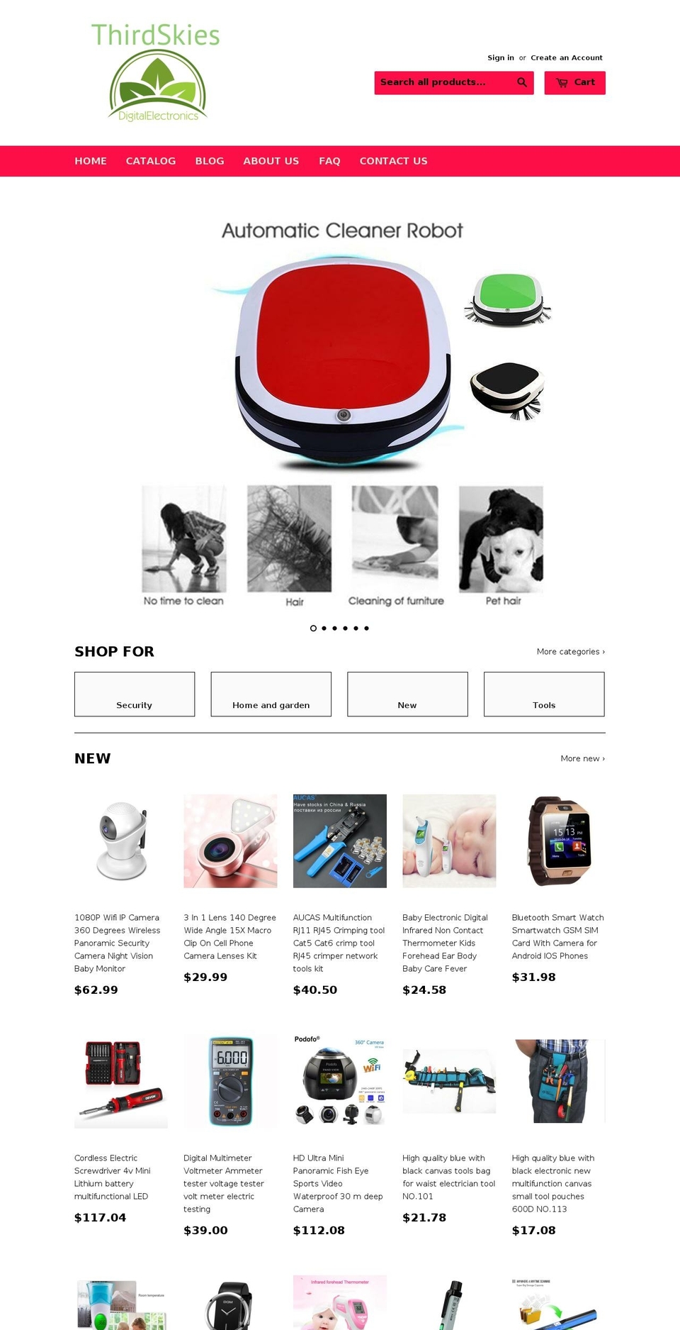 thirdskiesdigital.com — Shopify storefront screenshot