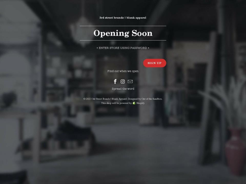 thirdstreetbrands.com — Shopify storefront screenshot